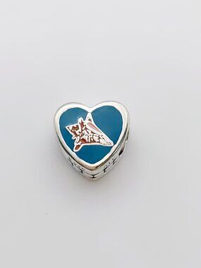 Pandora Island Of Turks And Caicos Exclusive Country Heart Bead Charm
